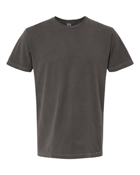 M&O Unisex Vintage Garment-Dyed T-Shirt. 6500M - Charcoal