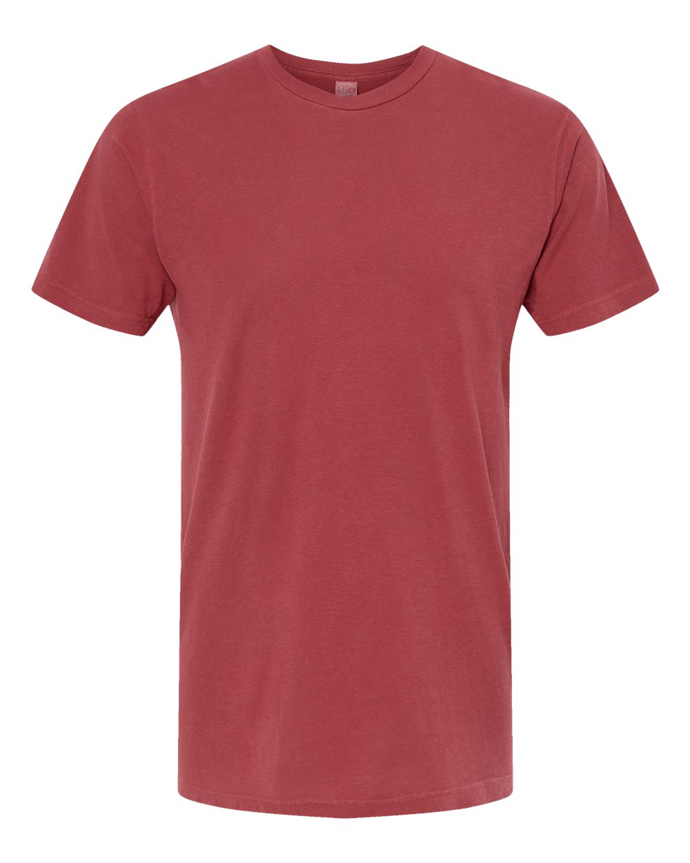 M&O Unisex Vintage Garment-Dyed T-Shirt. 6500M - Crimson