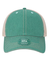 LEGACY Old Favorite Trucker Cap. OFA - Aqua/ Khaki