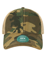 LEGACY Old Favorite Trucker Cap. OFA - Army Camo/ Khaki