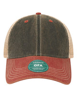 LEGACY Old Favorite Trucker Cap. OFA - Black/ Cardinal/ Khaki