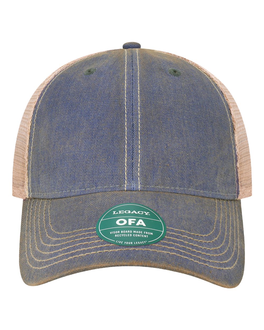 LEGACY Old Favorite Trucker Cap. OFA - Royal/ Khaki
