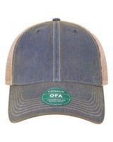 LEGACY Old Favorite Trucker Cap. OFA - Royal/ Khaki
