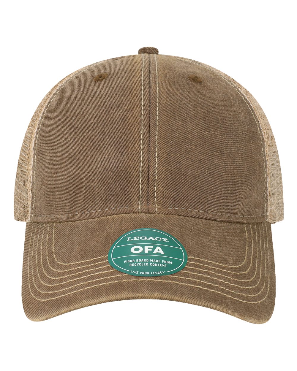LEGACY Old Favorite Trucker Cap. OFA - Brown/ Khaki