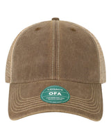 LEGACY Old Favorite Trucker Cap. OFA - Brown/ Khaki