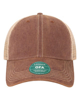 LEGACY Old Favorite Trucker Cap. OFA - Burgundy/ Khaki