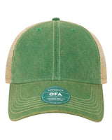 LEGACY Old Favorite Trucker Cap. OFA - Kelly Green/ Khaki