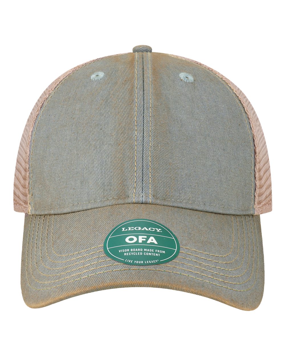 LEGACY Old Favorite Trucker Cap. OFA - Light Blue/ Khaki