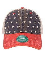 LEGACY Old Favorite Trucker Cap. OFA - Merica/ Khaki
