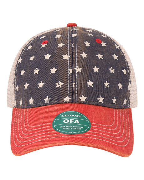LEGACY Old Favorite Trucker Cap. OFA - Merica/ Khaki