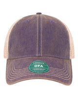 LEGACY Old Favorite Trucker Cap. OFA - Purple/ Khaki