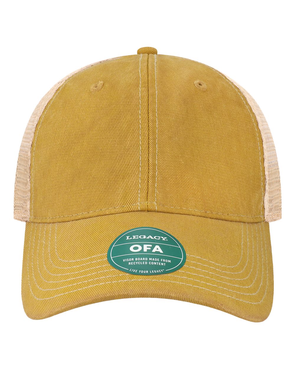 LEGACY Old Favorite Trucker Cap. OFA - Yellow/ Khaki