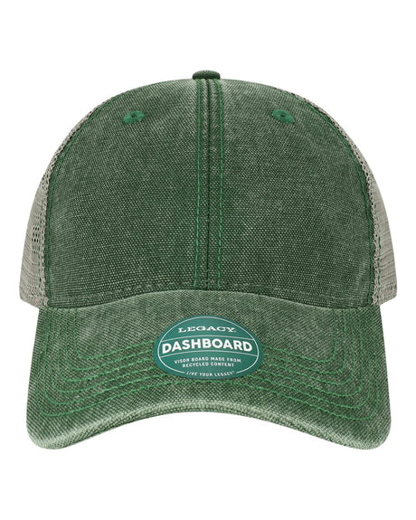 LEGACY Dashboard Trucker Cap. DTA - Dark Green/ Grey