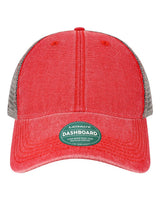 LEGACY Dashboard Trucker Cap. DTA - Scarlet Red/ Grey