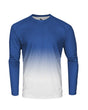Badger Youth Hex 2.0 Long Sleeve T-Shirt. 2224 - Royal