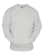 Badger Unisex Pocket Crewneck Sweatshirt. 1252 - Ash