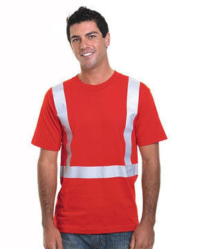 Bayside Unisex USA-Made Hi-Visibility Performance T-Shirt. 3755