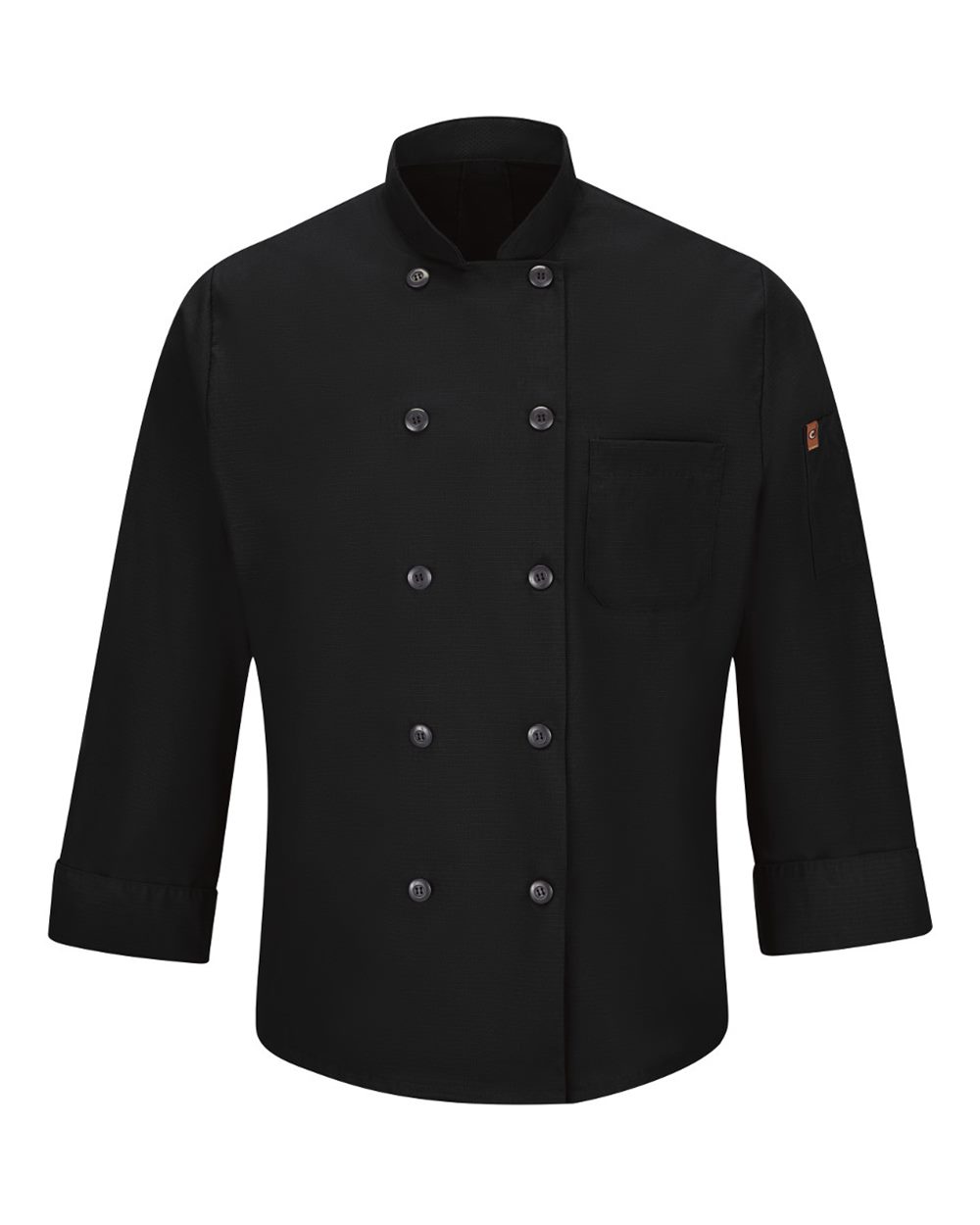 Chef Designs Mimix™ Chef Coat with OilBlok. 042X - Black