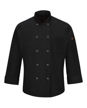 Chef Designs Mimix™ Chef Coat with OilBlok. 042X - Black