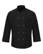 Chef Designs Mimix™ Chef Coat with OilBlok. 042X - Black