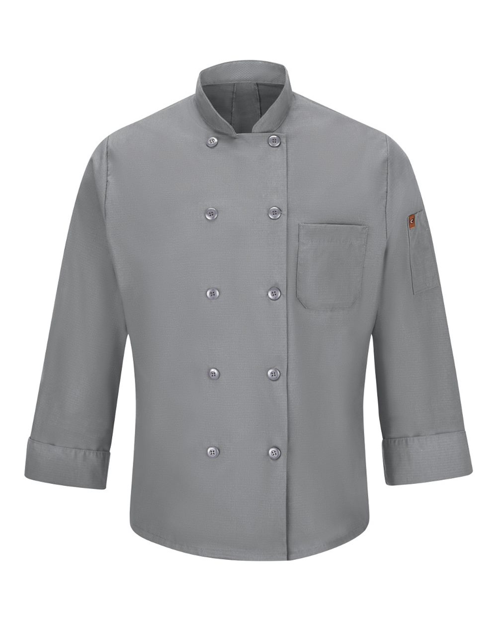 Chef Designs Mimix™ Chef Coat with OilBlok. 042X - Grey
