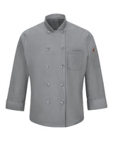 Chef Designs Mimix™ Chef Coat with OilBlok. 042X - Grey