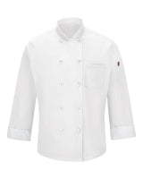 Chef Designs Mimix™ Chef Coat with OilBlok. 042X - White