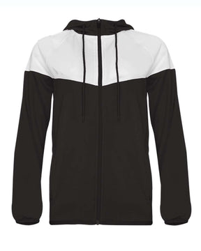 Badger Women's Sprint Outer-Core Jacket. 7922 - Black/ White