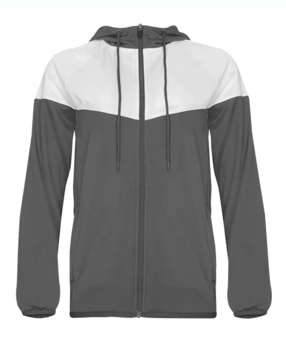 Badger Women's Sprint Outer-Core Jacket. 7922 - Graphite/ White