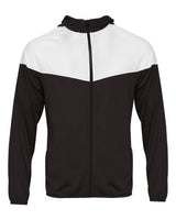 Badger Youth Sprint Outer-Core Jacket. 2722 - Black/ White