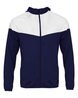 Badger Youth Sprint Outer-Core Jacket. 2722 - Navy/ White