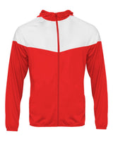 Badger Youth Sprint Outer-Core Jacket. 2722 - Red/ White