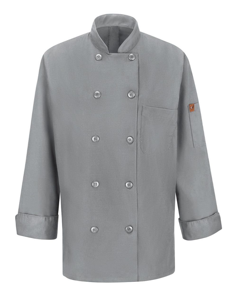 Chef Designs Women's Mimix™ Chef Coat with OilBlok. 041X - Grey