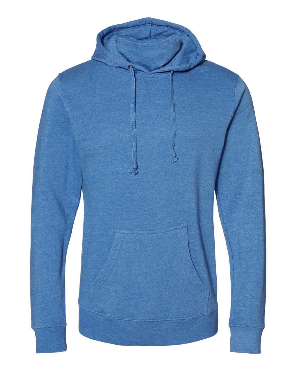J. America Men's Gaiter Fleece Hooded Sweatshirt. 8879 - Cool Royal Heather