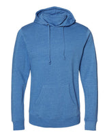 J. America Men's Gaiter Fleece Hooded Sweatshirt. 8879 - Cool Royal Heather