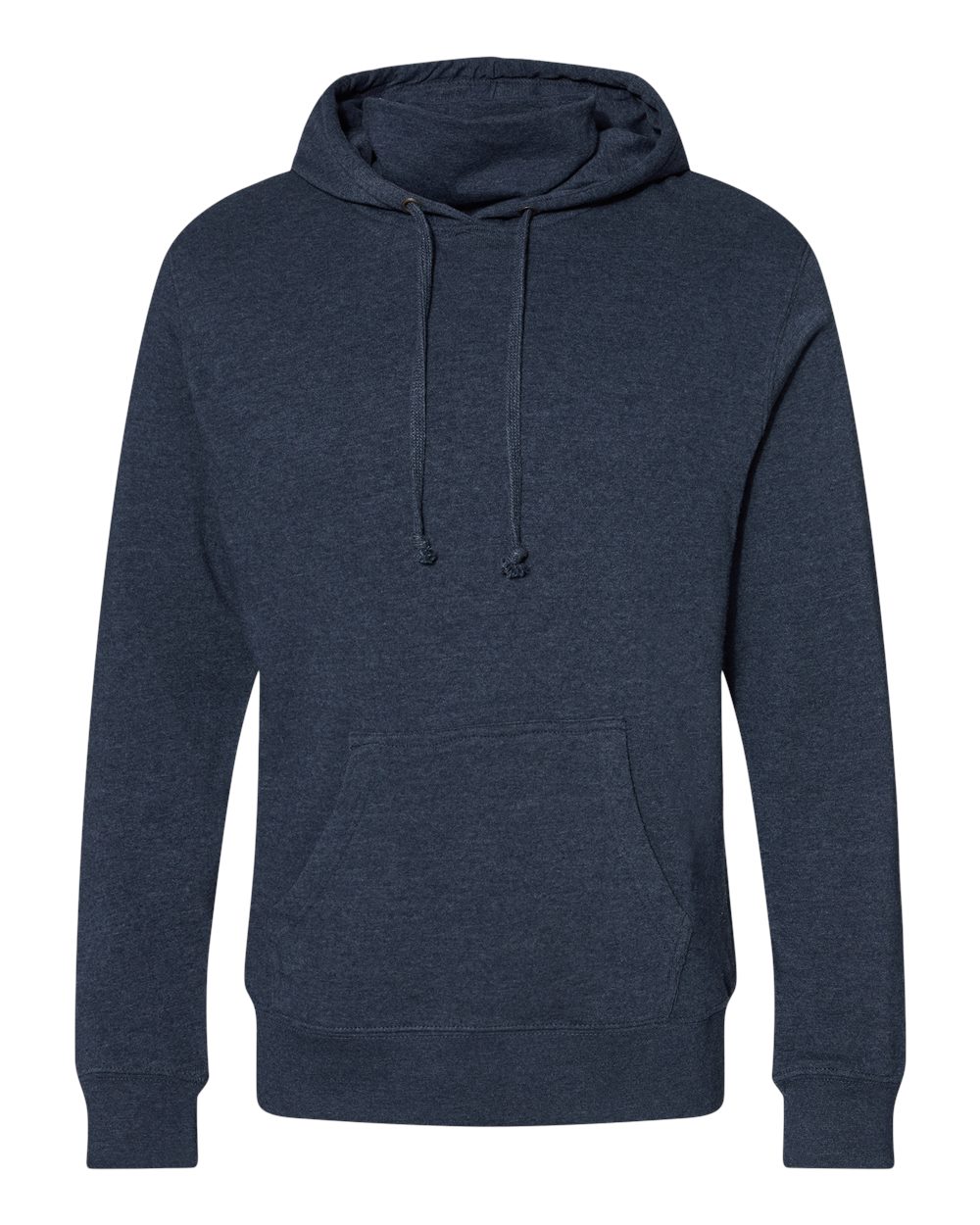 J. America Men's Gaiter Fleece Hooded Sweatshirt. 8879 - True Navy Heather