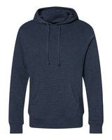 J. America Men's Gaiter Fleece Hooded Sweatshirt. 8879 - True Navy Heather