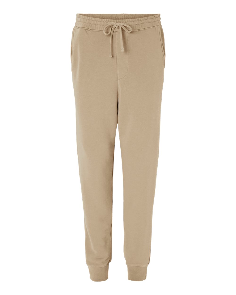 Independent Trading Co. Unisex Pigment-Dyed Fleece Sweatpants. PRM50PTPD - Pigment Sandstone