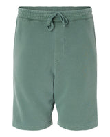Independent Trading Co. Unisex Pigment-Dyed Fleece Shorts. PRM50STPD - Pigment Alpine Green