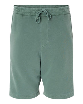 Independent Trading Co. Unisex Pigment-Dyed Fleece Shorts. PRM50STPD - Pigment Alpine Green