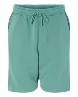 Independent Trading Co. Unisex Pigment-Dyed Fleece Shorts. PRM50STPD - Pigment Mint
