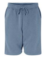Independent Trading Co. Unisex Pigment-Dyed Fleece Shorts. PRM50STPD - Pigment Slate Blue