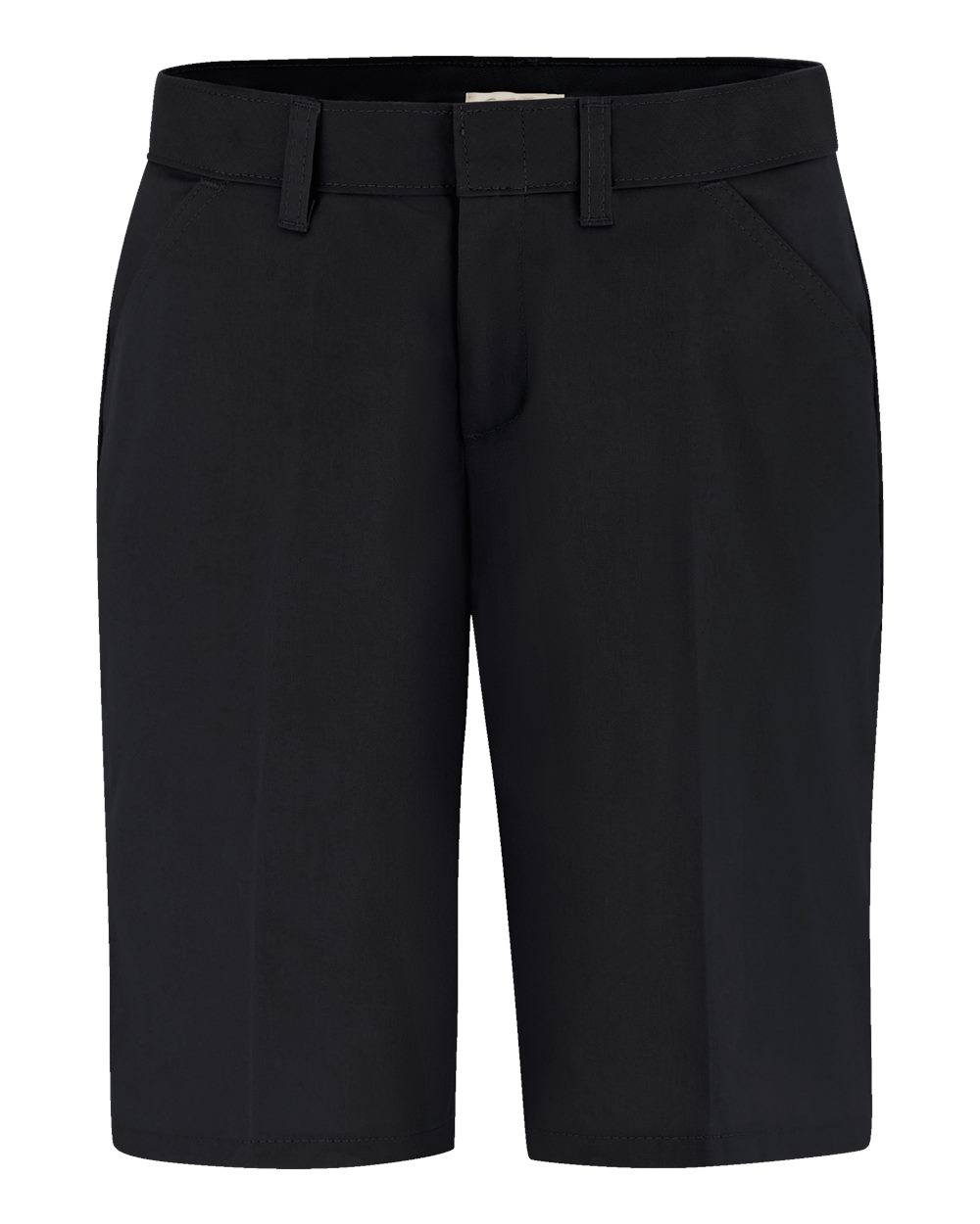 Dickies Women's Flat Front Shorts. FR22 - Black