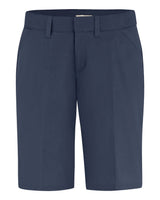 Dickies Women's Flat Front Shorts. FR22 - Dark Navy