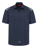 Dickies Men's Tall Short Sleeve Performance Team Shirt. 05T - Dark Navy/ Smoke