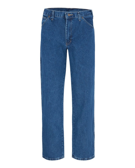 Dickies Men's 5-Pocket Jeans. 1329 - Stonewashed Indigo Blue - 30I