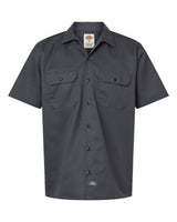Dickies Men's Short Sleeve Work Shirt. 2574 - Charcoal