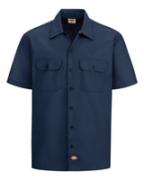 Dickies Men's Short Sleeve Work Shirt. 2574 - Navy