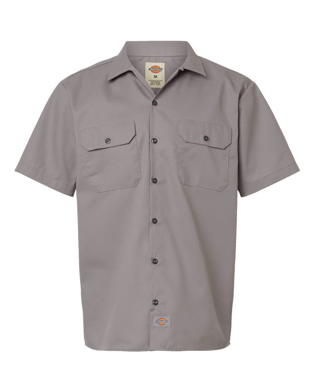 Dickies Men's Short Sleeve Work Shirt. 2574 - Silver Grey