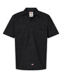 Dickies Men's Tall Short Sleeve Work Shirt. 2574T - Black